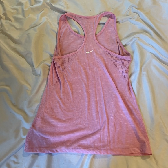 Nike Women’s Racerback Tank Pink - Picture 2 of 3
